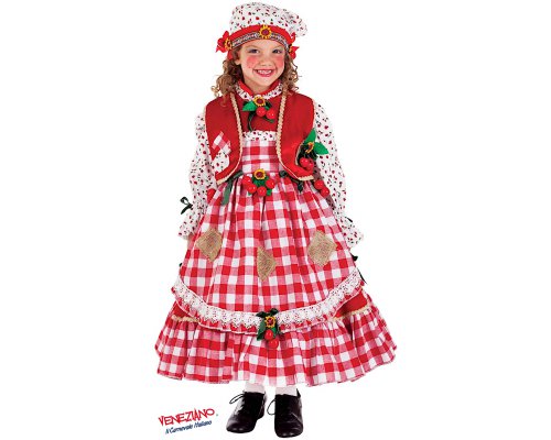 Costume carnevale - ROSSELLINA CILIEGINA BABY
